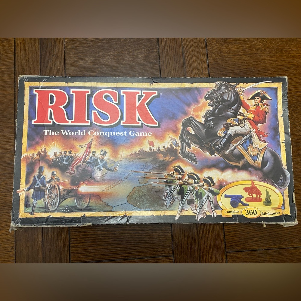 Vintage 1993 Risk The World Conquest Game Parker Brothers 2-6 Players Tonka Corp - Picture 2 of 14